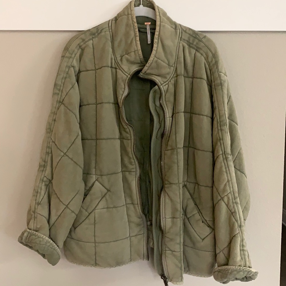 Free People Dolman Quilted Jacket